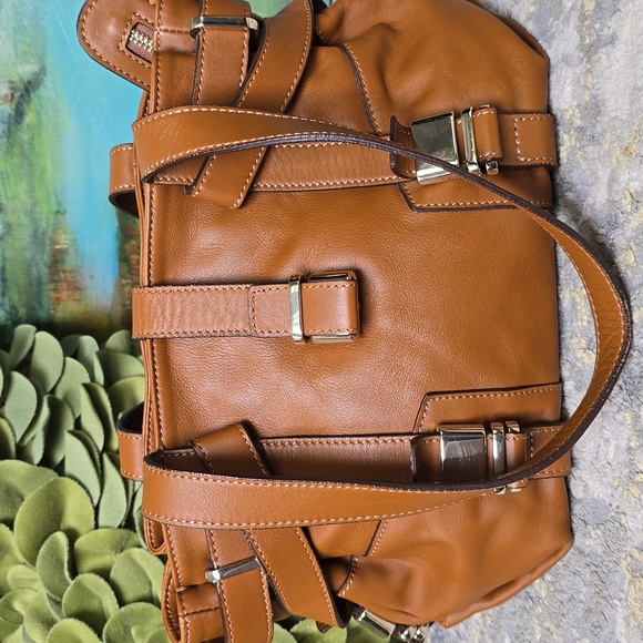 LK BENNETT Medium  Brown Anna Leather Handbag - Picture 3 of 16